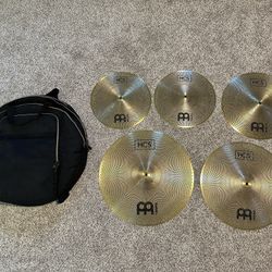 Meinl HCS Practice Cymbal Set - 14/16/18/20-inch With Cymbal Bag