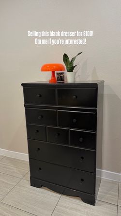 Black dresser