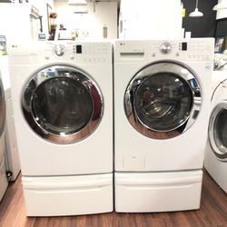 LG Washer And Dryer Electric 