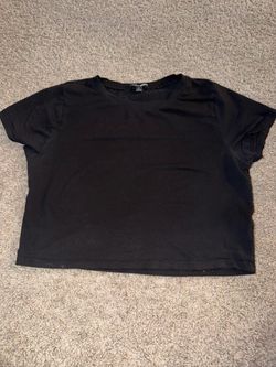 Black baby tee