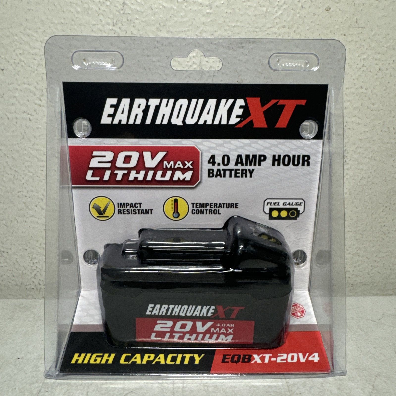 Earthquake XT 20V Max Lithium High Capacity 4Ah Battery EQBXT-20V4 56596 New