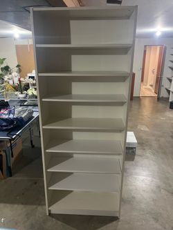 White Bookshelf