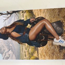Beyonce Huge  Photo Magazine by Adidas 