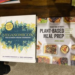2 vegan cookbooks