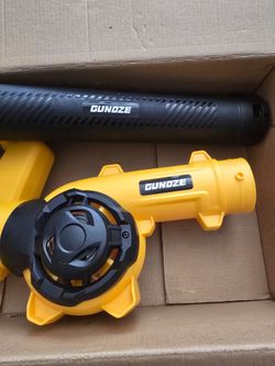 Gundze brand cordless leaf blower, often listed as a 3-in-1 tool with vacuum and mulching NWT
