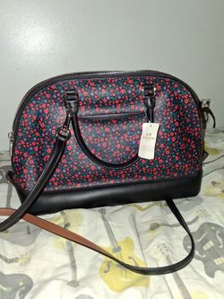 Floral Coach Purse Bag