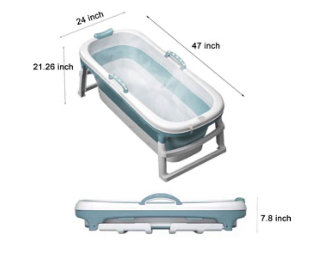Bath Tub Commercial Grade Luxury Large Foldable Bath Tub Bathtub for Toddler Children
