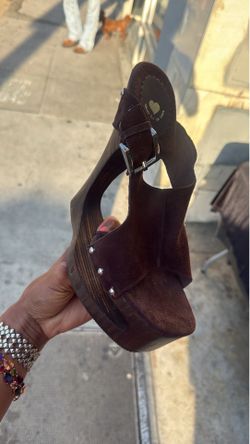 Brown heels