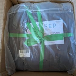 HUSH Classic Weighted Blanket (Queen 15lbs) W/ Iced Queen Cover