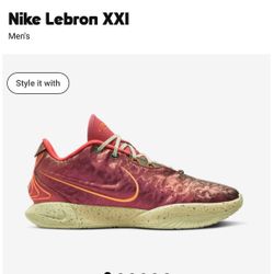 Lebron XX1 Size 7 