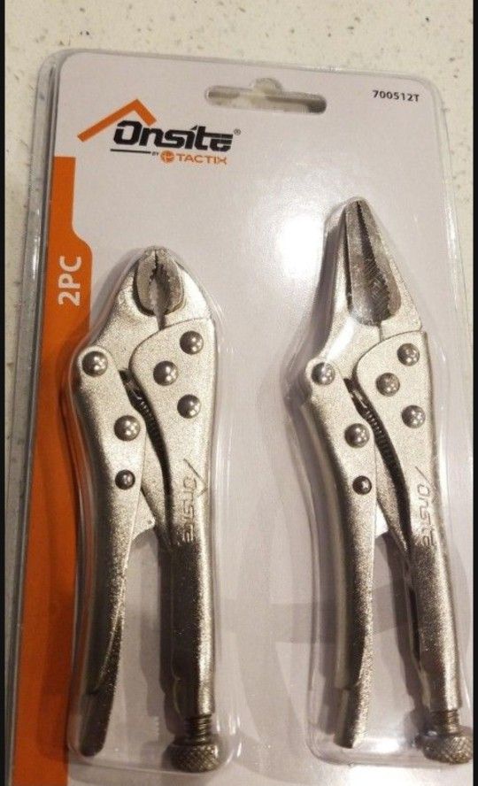 New On Site Tactik Vice Vise Grips 2 Pack
