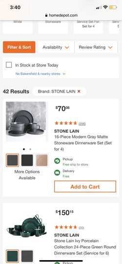 Stone lain Dinner Ware Set 