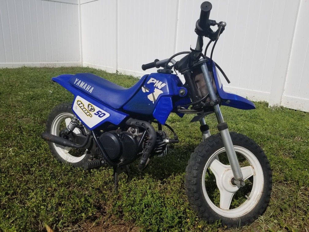 Yamaha pw50 dirt bike