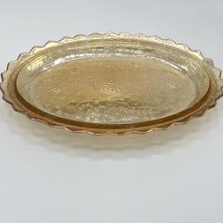 Carnival Glass Platter 