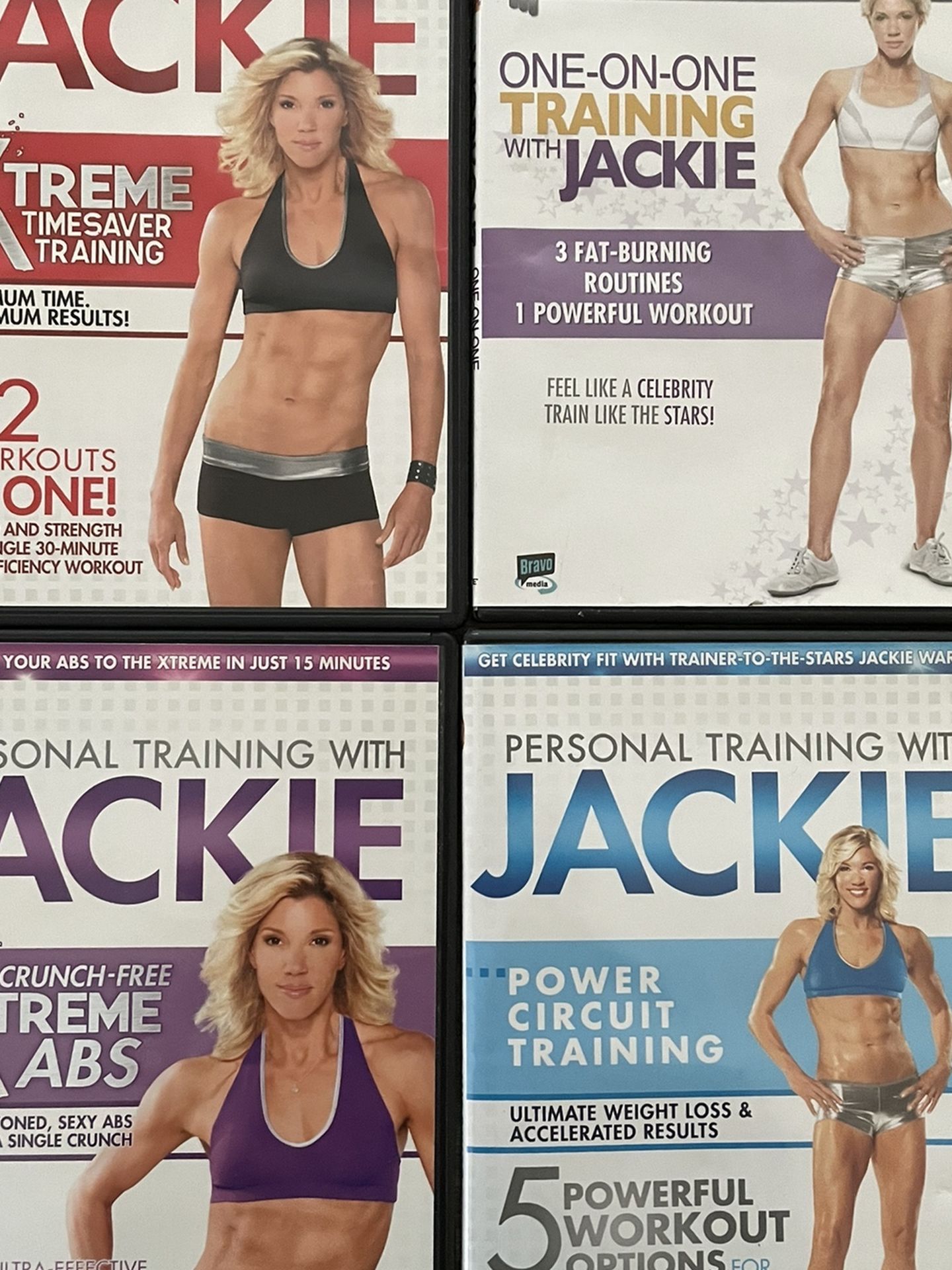 Jackie warner DVDs Lot Of 4