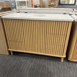 48” Bathroom Vanity In Wood Color 