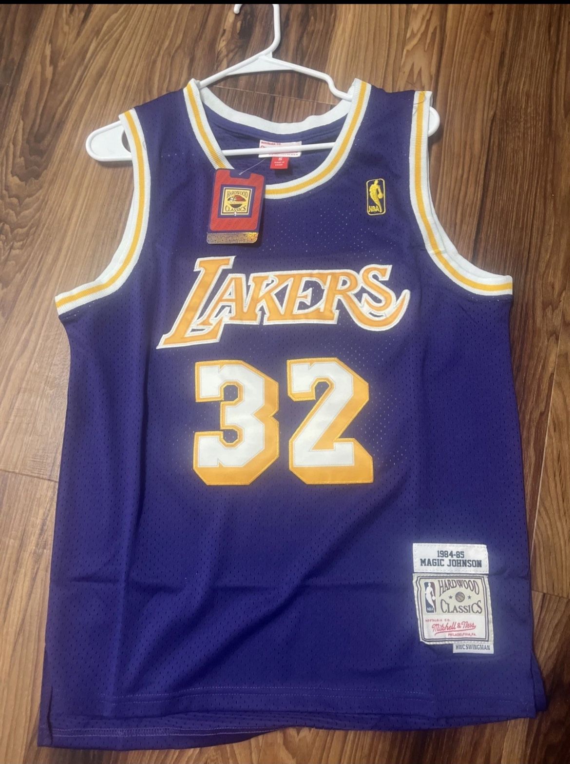 NBA Mitchell & Ness Magic Johnson LA Lakers Jersey