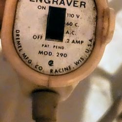 Vintage Dremel Electric 5 Speed Engraver #290
