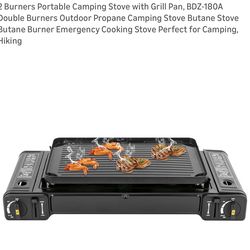 2 Burners Portable Camping Stove