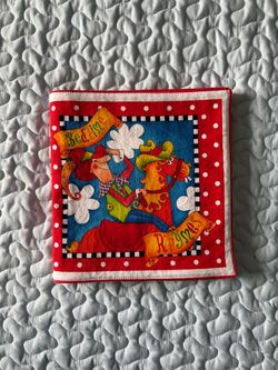 Handmade fabric book Bedtime Rhymes