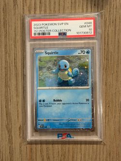 PSA 10 Squirtle (Cosmos Holo) • SV Promo • 048