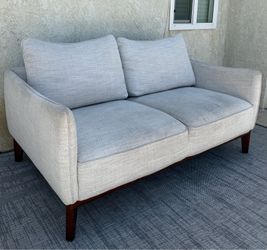 Loveseat - Heather Gray 2-Seater Couch