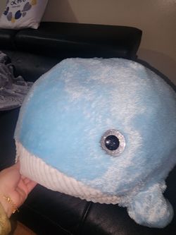 Large Blue Whale Plush Stuffed Animal