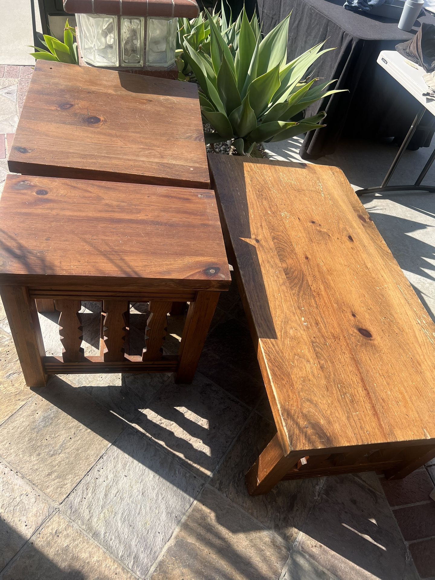 Coffee Table And End Tables