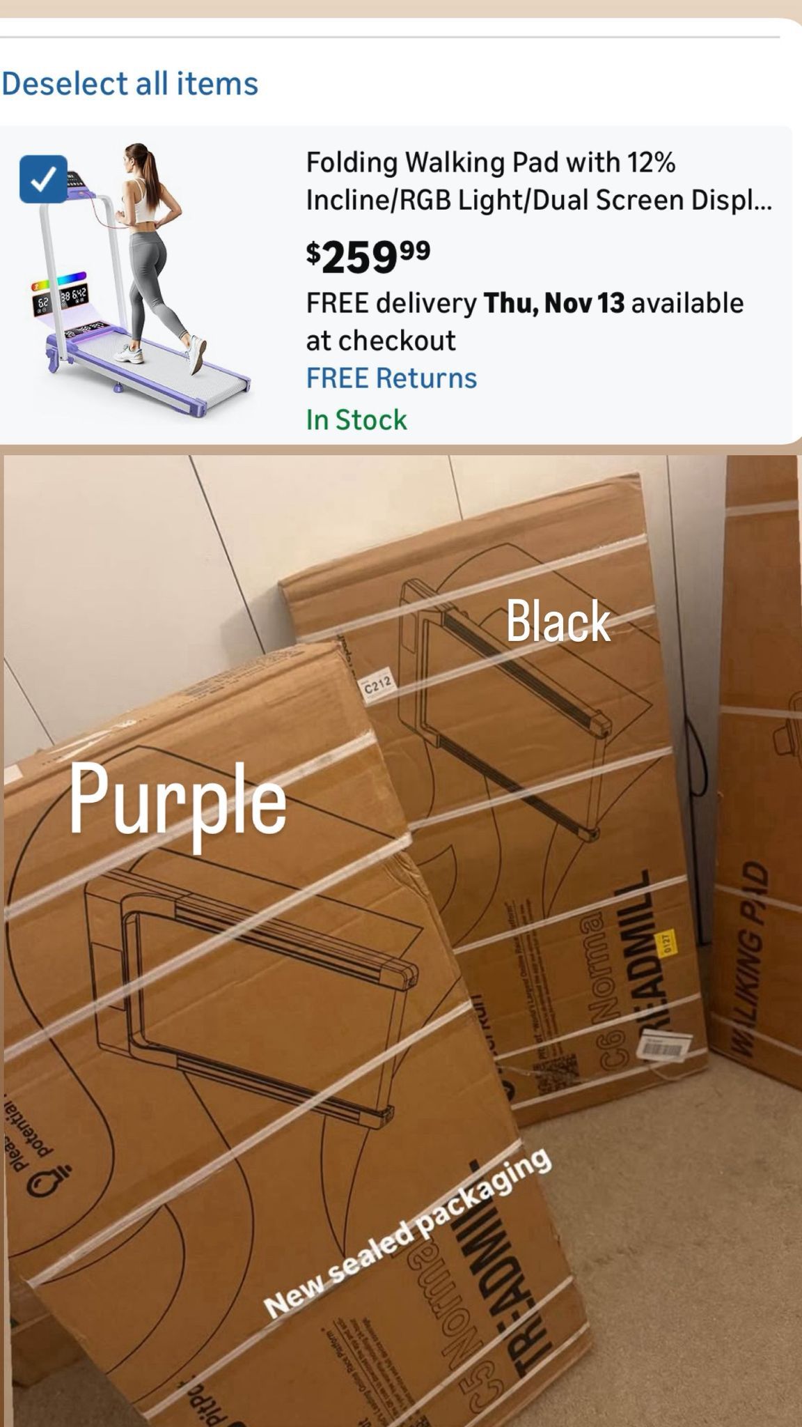 Folding Walking Pad with 12% Incline/RGB Light/Dual Screen Display, 3.5HP Treadmills for Home, Portable Walking Pad Treadmill with Handle Bar and 4 Ad