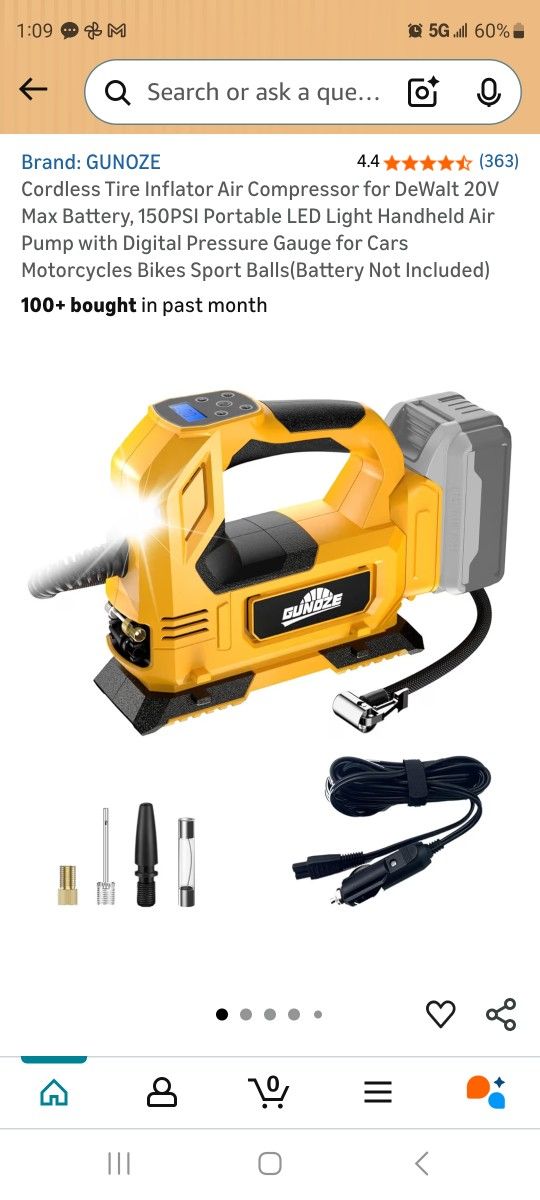 Portable Air Compressor/ Compresor De Aire Portatil