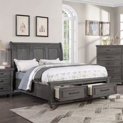 Queen Size Frame And Mattress 