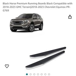 Premium Running Boards For 2018-2020 Chevy Equinox Or GMC Terrain. 