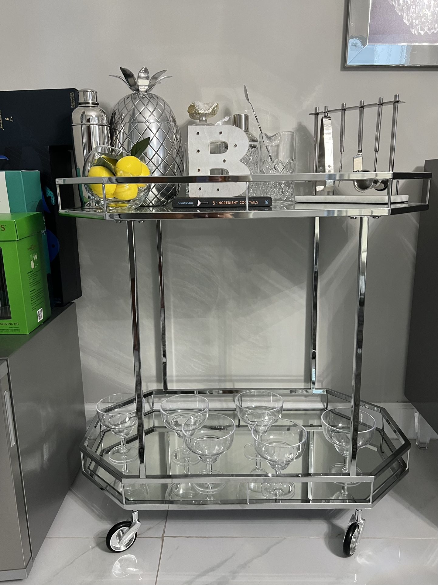 Z Gallerie Bar cart for Sale in Miami, FL OfferUp