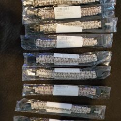 10 Paracord Bracelets 