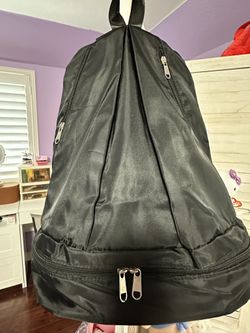 Brand New nylon gym backpack with shoe pocket