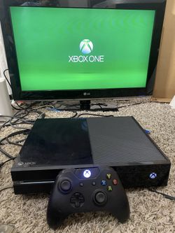 Microsoft Xbox One 500GB Console - Black Tested Works Controller w cords XB1 XOn