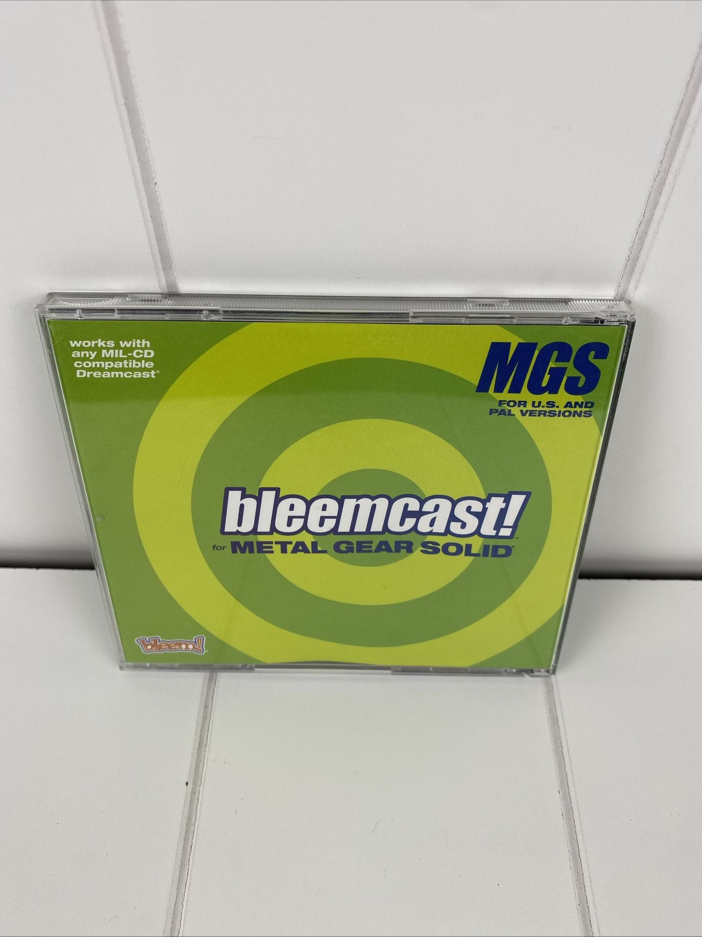 Bleemcast For Metal Gear Solid Dreamcast SEGA