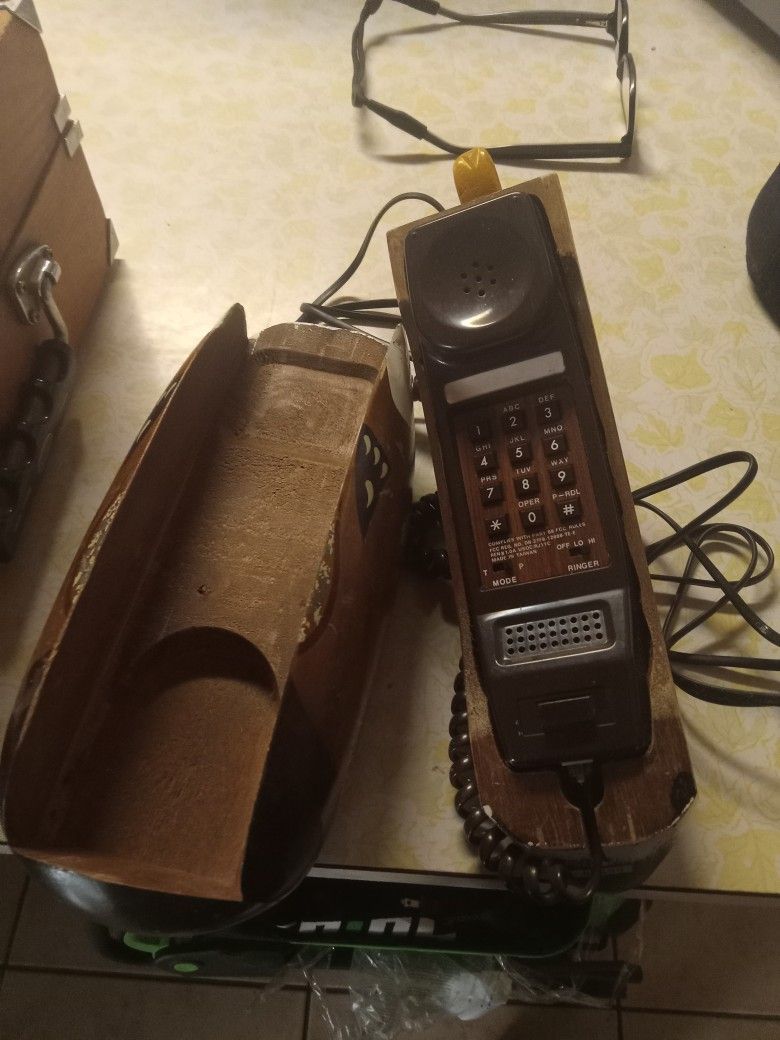 Telemania Decoy Wooden.....duck........and Antigua Box Phone Both For 300 Bucks
