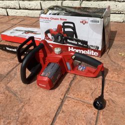 Homelite 14” Electric Chain Saw