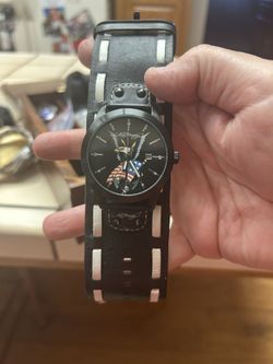 Ed Hardy Leather Strap With American Eagle