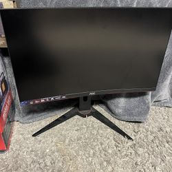 Curved AOC monitor