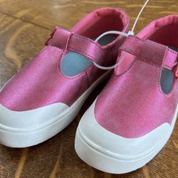 New Dr Scholl's Pink Glitter Mary Jane Girls Shoes Size 11