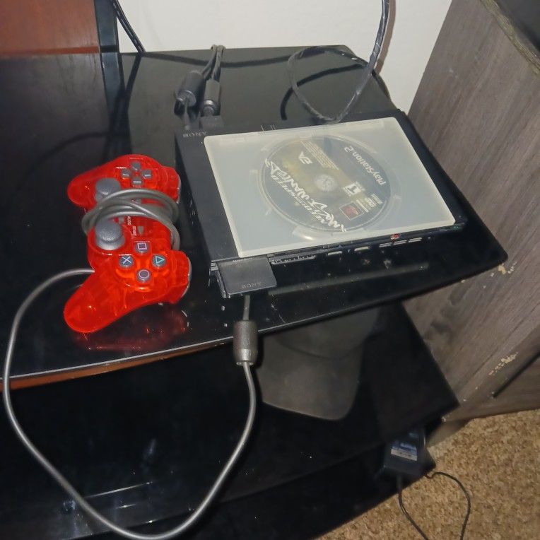 Adult Owned Working Excellent Condition Playstation 2 Slim With Game Controller And All Cords $160 Firm