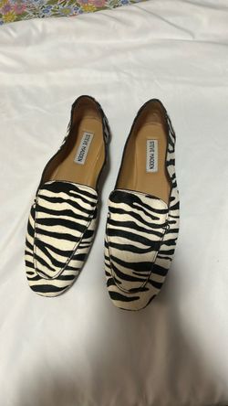 Zebra loafers/ Steve Madden
