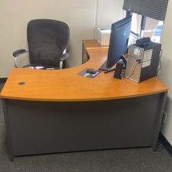 Office Computer Desk And Shelf