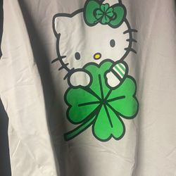 Hello Kitty St. Patrick’s day sweatshirt. 