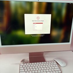 Pink iMac 2021