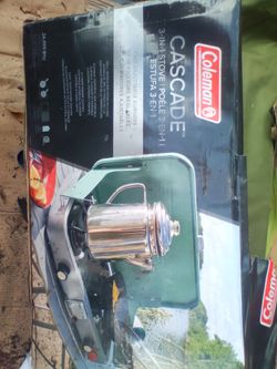 "COLEMAN  CASCADE 3 IN 1 PROPANE STOVE!"