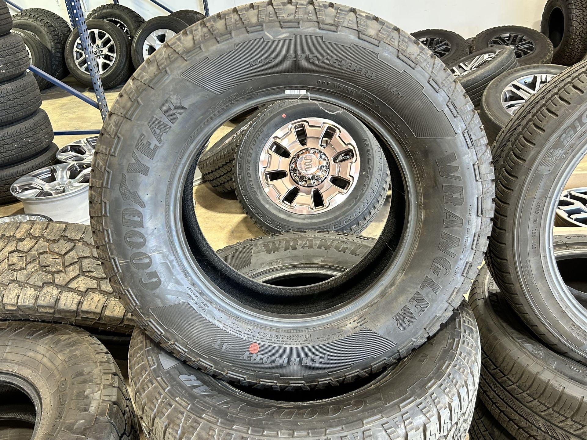 4 Goodyear Wrangler Territory AT 275/65R18 100% Tahoe Silverado Yukon Sierra Tundra