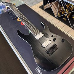 Ibanez Prestige RGR752AH Black Flat 7-String Electric Guitar NEW!
